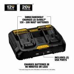 Dewalt DCB102 12V - 20V MAX Jobsite Charging Station 5 Dewalt DCB102 12V - 20V MAX Jobsite Charging Station -Dewalt Shop dewndcb102 b