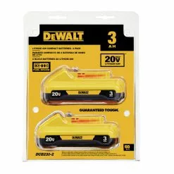 Dewalt DCB230-2 20V MAX 3 Ah Lithium-Ion Compact Battery (2-Pack) -Dewalt Shop dewndcb230 2 e