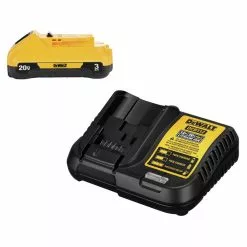 Dewalt DCB230C 20V MAX 3 Ah Lithium-Ion Compact Battery And Charger Starter Kit