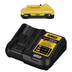 Dewalt DCB240C 20V MAX 4 Ah Compact Lithium-Ion Battery And Charger Starter Kit