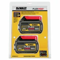 Dewalt DCB606-2 20V/60V MAX FLEXVOLT 6 Ah Lithium-Ion Battery (2-Pack) -Dewalt Shop dewndcb606 2 c