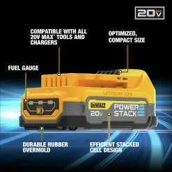 Dewalt DCBP034C 20V MAX POWERSTACK Compact Lithium-Ion Battery And Charger Starter Kit 19 Dewalt DCBP034C 20V MAX POWERSTACK Compact Lithium-Ion Battery And Charger Starter Kit -Dewalt Shop dewndcbp034c f