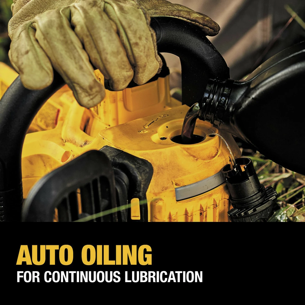 Dewalt DCCS620P1 20V MAX XR 5.0 Ah Brushless Lithium-Ion 12 In. Compact Chainsaw Kit 9 Dewalt DCCS620P1 20V MAX XR 5.0 Ah Brushless Lithium-Ion 12 In. Compact Chainsaw Kit - Image 9