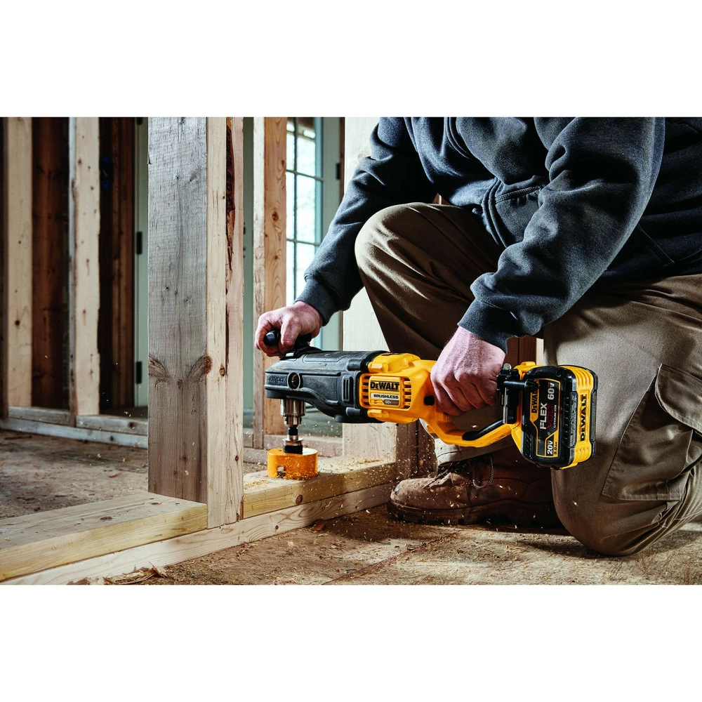 Dewalt DCD470X1 FLEXVOLT 60V MAX Lithium-Ion In-Line 1/2 In. Cordless Stud And Joist Drill Kit With E-Clutch System (9 Ah) 9 Dewalt DCD470X1 FLEXVOLT 60V MAX Lithium-Ion In-Line 1/2 In. Cordless Stud And Joist Drill Kit With E-Clutch System (9 Ah) - Image 9