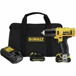 Dewalt DCD710S2 12V MAX Lithium-Ion 3/8 In. Cordless Drill Driver Kit With Keyless Chuck (1.5 Ah)