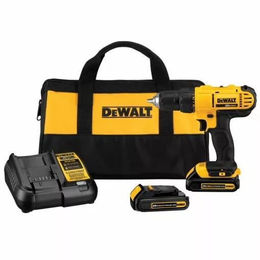 Dewalt DCD771C2 20V MAX Brushed Lithium-Ion 1/2 In. Cordless Compact Drill Driver Kit With 2 Batteries (1.3 Ah) 6 Dewalt DCD771C2 20V MAX Brushed Lithium-Ion 1/2 In. Cordless Compact Drill Driver Kit With 2 Batteries (1.3 Ah) -Dewalt Shop dewndcd771c2