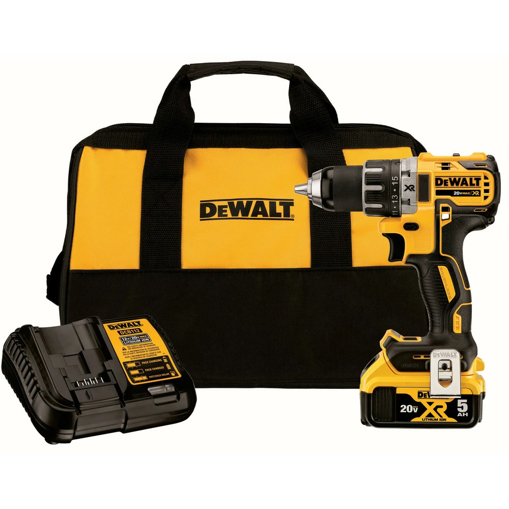 Dewalt DCD791P1 20V MAX XR Brushless Lithium-Ion 1/2 In. Cordless Drill Driver Kit (5 Ah) 1 Dewalt DCD791P1 20V MAX XR Brushless Lithium-Ion 1/2 In. Cordless Drill Driver Kit (5 Ah)