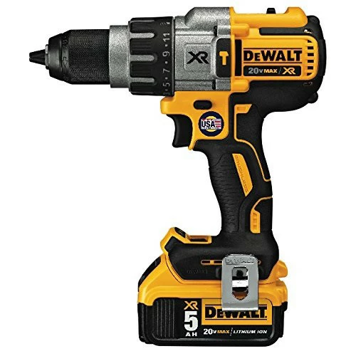 Dewalt DCD996P2 20V MAX XR Brushless Lithium-Ion 1/2 In. Cordless 3-Speed Hammer Drill Driver Kit With 2 Batteries (5 Ah) 2 Dewalt DCD996P2 20V MAX XR Brushless Lithium-Ion 1/2 In. Cordless 3-Speed Hammer Drill Driver Kit With 2 Batteries (5 Ah) - Image 2
