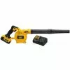 Dewalt DCE100M1 20V MAX Cordless Lithium-Ion Compact Jobsite Blower Kit