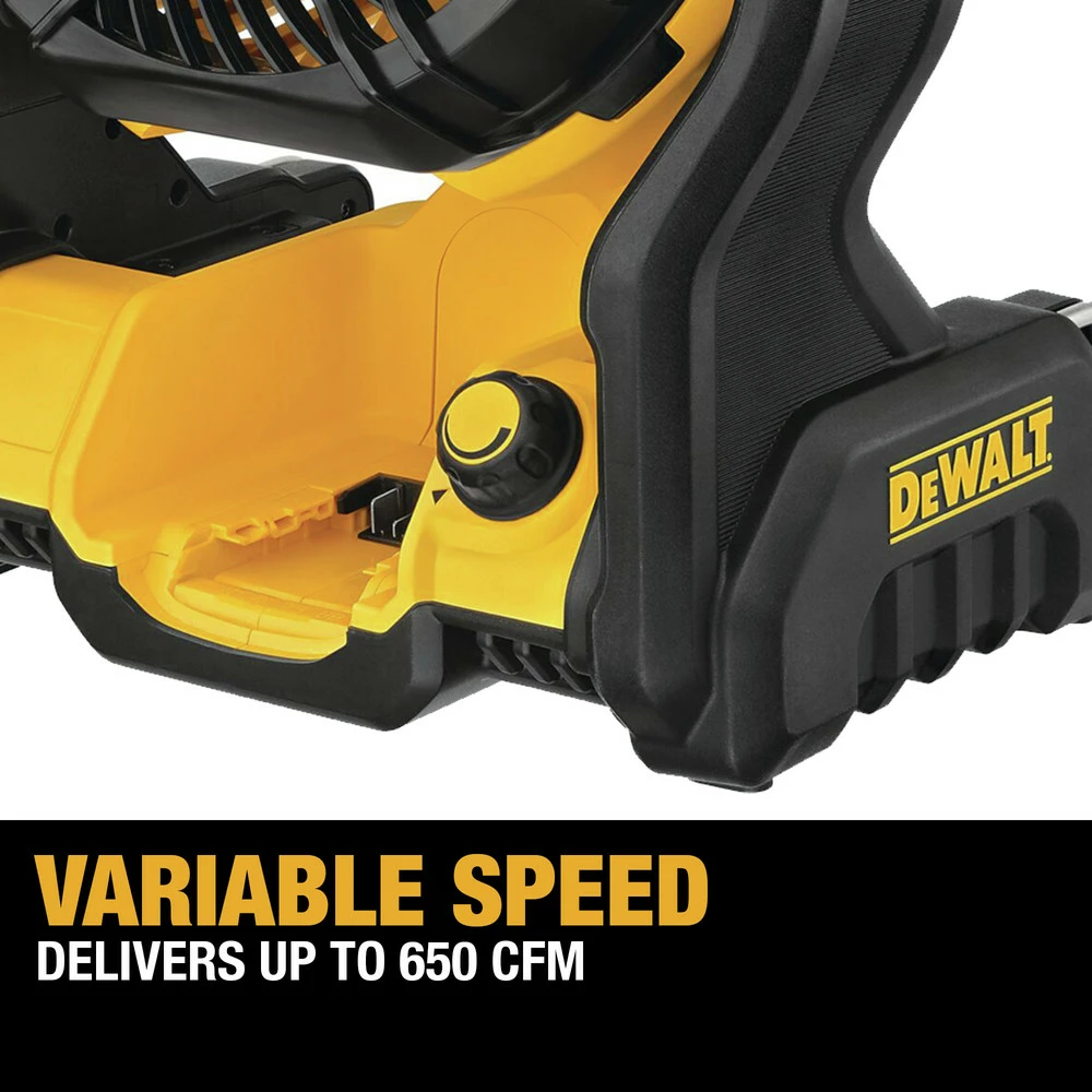 Dewalt DCE512B 20V MAX Lithium-Ion 11 In. Cordless Jobsite Fan (Tool Only) 3 Dewalt DCE512B 20V MAX Lithium-Ion 11 In. Cordless Jobsite Fan (Tool Only) - Image 3