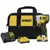 Dewalt DCF801F2 XTREME 12V MAX Brushless Lithium-Ion 1/4 In. Cordless Impact Driver Kit With (2) 2 Ah Batteries