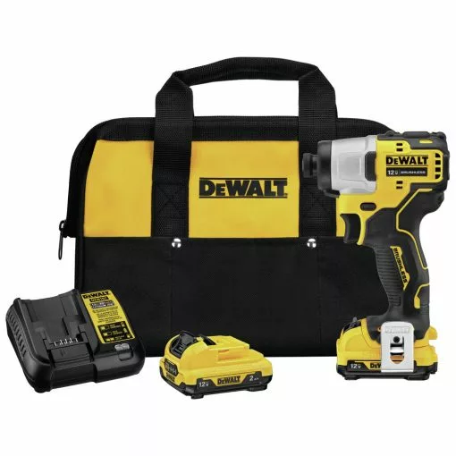 Dewalt DCF801F2 XTREME 12V MAX Brushless Lithium-Ion 1/4 In. Cordless Impact Driver Kit With (2) 2 Ah Batteries -Dewalt Shop dewndcf801f2