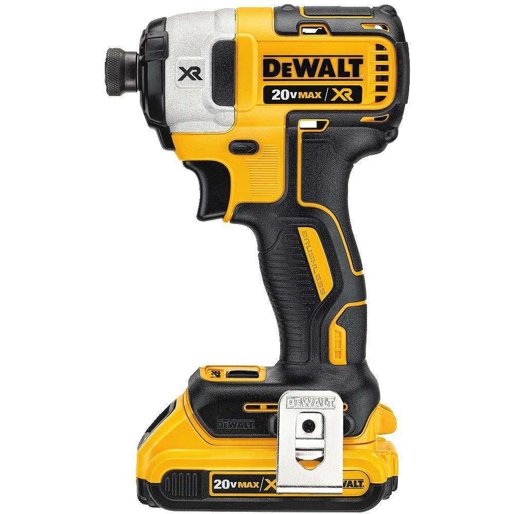 Dewalt DCF887D2 20V MAX XR Brushless Lithium-Ion 1/4 In. Cordless 3-Speed Impact Driver Kit With (2) 2 Ah Batteries 3 Dewalt DCF887D2 20V MAX XR Brushless Lithium-Ion 1/4 In. Cordless 3-Speed Impact Driver Kit With (2) 2 Ah Batteries - Image 3