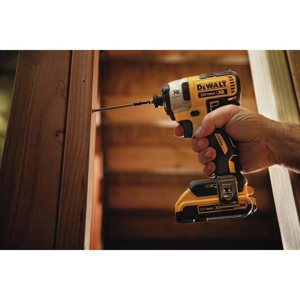 Dewalt DCF887D2 20V MAX XR Brushless Lithium-Ion 1/4 In. Cordless 3-Speed Impact Driver Kit With (2) 2 Ah Batteries 7 Dewalt DCF887D2 20V MAX XR Brushless Lithium-Ion 1/4 In. Cordless 3-Speed Impact Driver Kit With (2) 2 Ah Batteries - Image 7