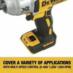 Dewalt DCF899M1 20V MAX XR Brushless Lithium-Ion 1/2 In. Cordless High Torque Impact Wrench With Detent Pin Anvil Kit (4 Ah) -Dewalt Shop dewndcf899m1 d