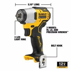 Dewalt DCF902F2 XTREME 12V MAX Brushless Lithium-Ion 3/8 In. Cordless Impact Wrench Kit With (2) 2 Ah Batteries 26 Dewalt DCF902F2 XTREME 12V MAX Brushless Lithium-Ion 3/8 In. Cordless Impact Wrench Kit With (2) 2 Ah Batteries -Dewalt Shop dewndcf902f2 n