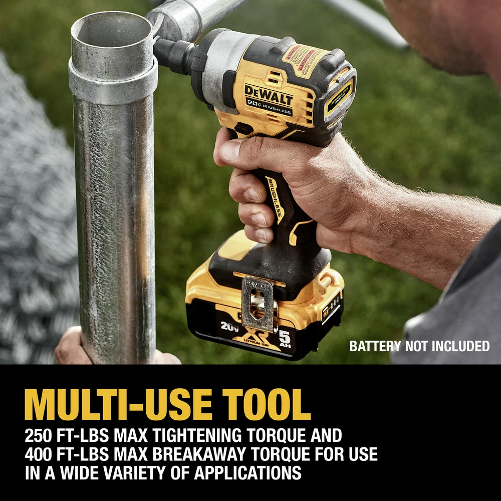 Dewalt DCF911B 20V MAX Brushless Lithium-Ion 1/2 In. Cordless Impact Wrench With Hog Ring Anvil (Tool Only) 5 Dewalt DCF911B 20V MAX Brushless Lithium-Ion 1/2 In. Cordless Impact Wrench With Hog Ring Anvil (Tool Only) - Image 5