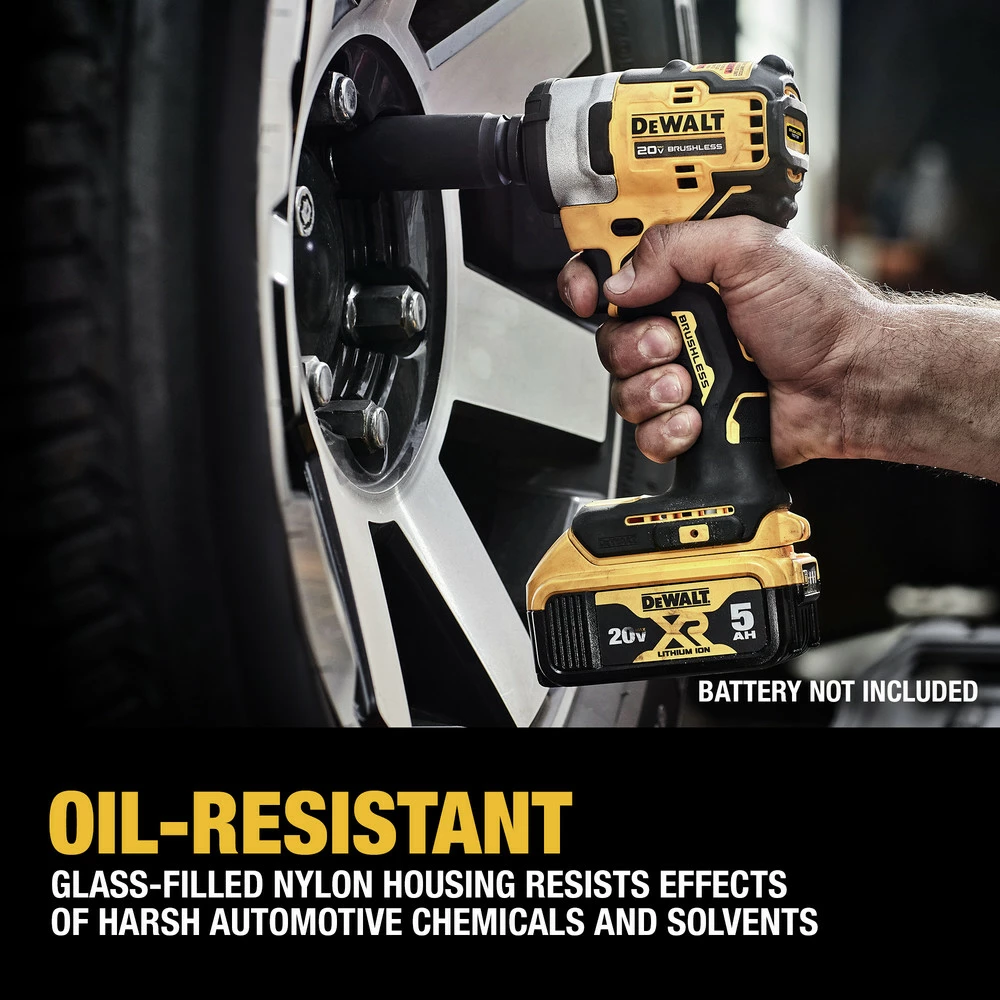 Dewalt DCF911B 20V MAX Brushless Lithium-Ion 1/2 In. Cordless Impact Wrench With Hog Ring Anvil (Tool Only) 6 Dewalt DCF911B 20V MAX Brushless Lithium-Ion 1/2 In. Cordless Impact Wrench With Hog Ring Anvil (Tool Only) - Image 6