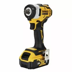 Dewalt DCF911P2 20V MAX Brushless Lithium-Ion 1/2 In. Cordless Impact Wrench With Hog Ring Anvil Kit With 2 Batteries (5 Ah) -Dewalt Shop dewndcf911p2 a