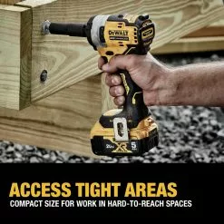 Dewalt DCF911P2 20V MAX Brushless Lithium-Ion 1/2 In. Cordless Impact Wrench With Hog Ring Anvil Kit With 2 Batteries (5 Ah) -Dewalt Shop dewndcf911p2 k