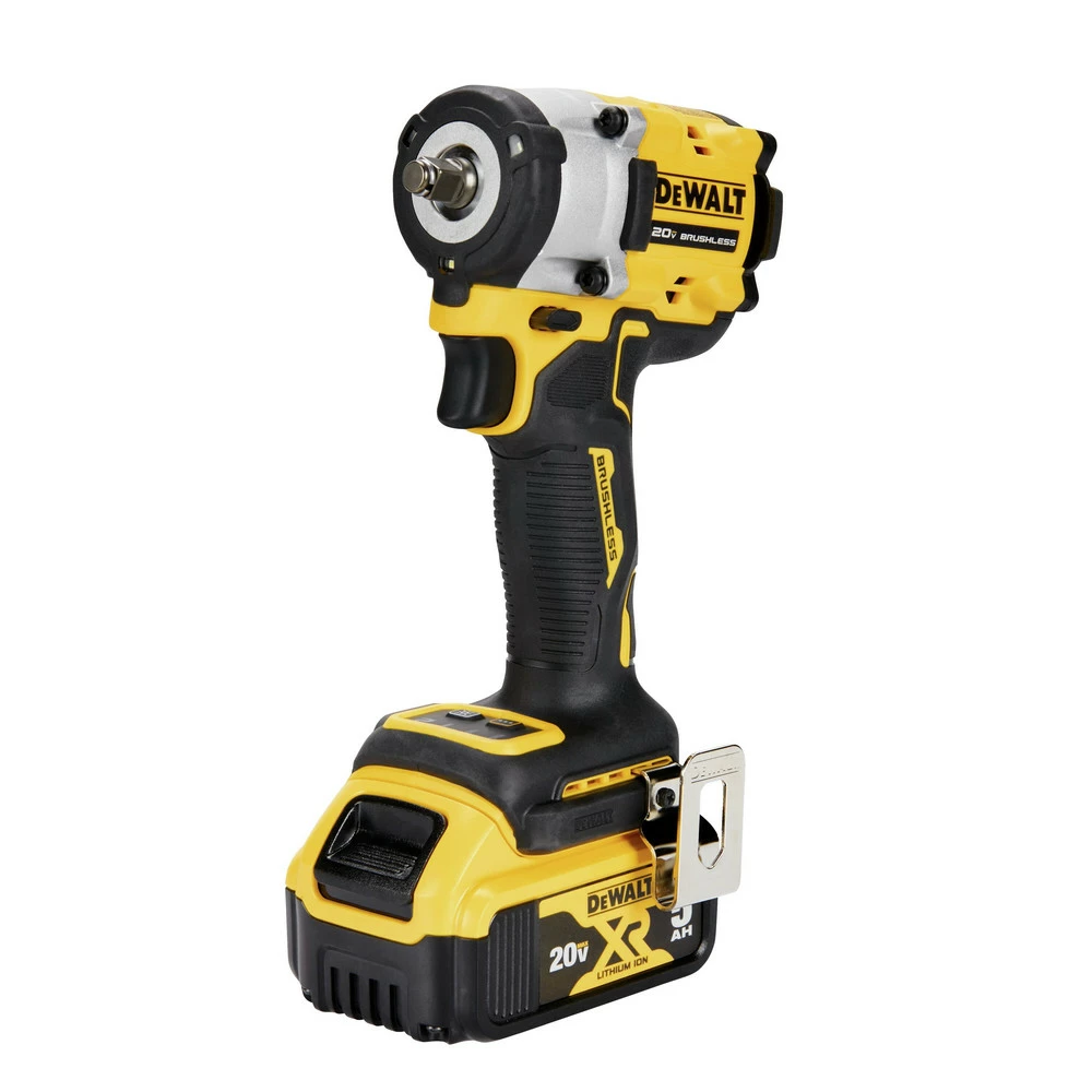 Dewalt DCF923P2 ATOMIC 20V MAX Brushless Lithium-Ion 3/8 In. Cordless Impact Wrench With Hog Ring Anvil Kit With 2 Batteries (5 Ah) 3 Dewalt DCF923P2 ATOMIC 20V MAX Brushless Lithium-Ion 3/8 In. Cordless Impact Wrench With Hog Ring Anvil Kit With 2 Batteries (5 Ah) - Image 3