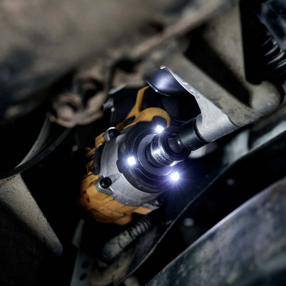 Dewalt DCF923P2 ATOMIC 20V MAX Brushless Lithium-Ion 3/8 In. Cordless Impact Wrench With Hog Ring Anvil Kit With 2 Batteries (5 Ah) 13 Dewalt DCF923P2 ATOMIC 20V MAX Brushless Lithium-Ion 3/8 In. Cordless Impact Wrench With Hog Ring Anvil Kit With 2 Batteries (5 Ah) - Image 13