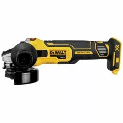 Dewalt DCG405B 20V MAX XR Brushless Lithium-Ion 4.5 In. Cordless Slide Switch Small Angle Grinder With Kickback Brake (Tool Only)