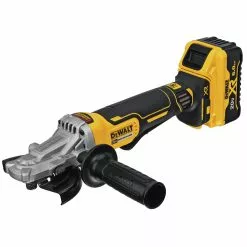 Dewalt DCG413FR2 5 In. 125 Mm 20V MAX XR Brushless Flathead Paddle Switch Small Angle Grinder Kit With Kickback Brake -Dewalt Shop dewndcg413fr2 a