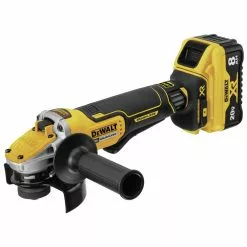 Dewalt DCG415W1 20V MAX XR POWER DETECT Brushless Lithium-Ion 4-1/2 In. - 5 In. Small Angle Grinder Kit (8 Ah) -Dewalt Shop dewndcg415w1 b