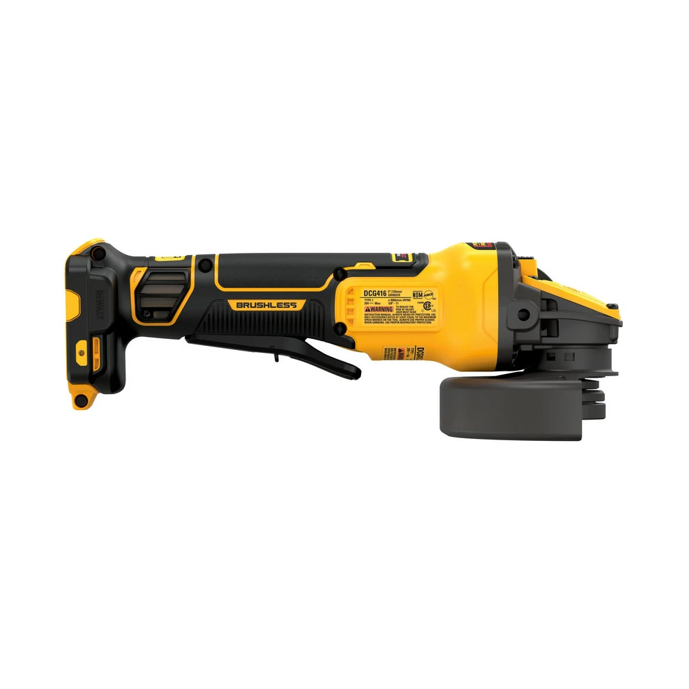 Dewalt DCG416B 20V MAX Brushless Lithium-Ion 4-1/2 In. - 5 In. Cordless Paddle Switch Angle Grinder With FLEXVOLT ADVANTAGE (Tool Only) 5 Dewalt DCG416B 20V MAX Brushless Lithium-Ion 4-1/2 In. - 5 In. Cordless Paddle Switch Angle Grinder With FLEXVOLT ADVANTAGE (Tool Only) - Image 5