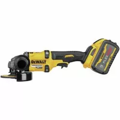 Dewalt DCG418X1 FLEXVOLT 60V MAX Brushless Lithium-Ion 4-1/2 In. - 6 In. Cordless Grinder Kit With Kickback Brake And (1) 9 Ah Battery 9 Dewalt DCG418X1 FLEXVOLT 60V MAX Brushless Lithium-Ion 4-1/2 In. - 6 In. Cordless Grinder Kit With Kickback Brake And (1) 9 Ah Battery -Dewalt Shop dewndcg418x1 b