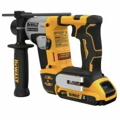 Dewalt DCH172D2 20V MAX ATOMIC Brushless Lithium-Ion 5/8 In. Cordless SDS PLUS Rotary Hammer Kit With 2 Batteries (2 Ah) -Dewalt Shop dewndch172d2 c