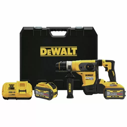 Dewalt DCH416X2 60V MAX Brushless Lithium-Ion 1-1/4 In. Cordless SDS Plus Rotary Hammer Kit With 2 Batteries (9 Ah) -Dewalt Shop dewndch416x2