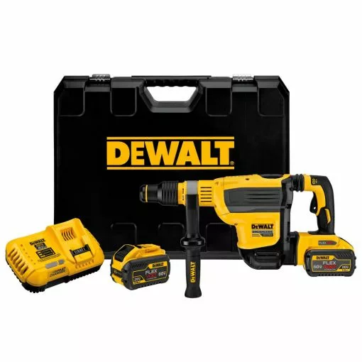 Dewalt DCH614X2 60V MAX Brushless Lithium-Ion SDS Max 1-3/4 In. Cordless Combination Rotary Hammer Kit With 2 Batteries (9 Ah) 5 Dewalt DCH614X2 60V MAX Brushless Lithium-Ion SDS Max 1-3/4 In. Cordless Combination Rotary Hammer Kit With 2 Batteries (9 Ah) -Dewalt Shop dewndch614x2
