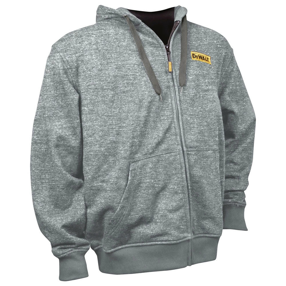 Dewalt DCHJ080B-2X 20V MAX Li-Ion Heathered Gray Heated Hoodie (Jacket Only) - 2XL 2 Dewalt DCHJ080B-2X 20V MAX Li-Ion Heathered Gray Heated Hoodie (Jacket Only) - 2XL - Image 2