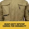 Dewalt DCHJ091D1-2X 20V Lithium-Ion Cordless Men's Heavy Duty Ripstop Heated Jacket (2 Ah) - 2XL, Dune 3 Dewalt DCHJ091D1-2X 20V Lithium-Ion Cordless Men's Heavy Duty Ripstop Heated Jacket (2 Ah) - 2XL, Dune - Image 3