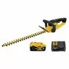 Dewalt DCHT820P1 20V MAX Brushed Lithium-Ion 22 In. Cordless Hedge Trimmer Kit (5 Ah)