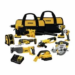 Dewalt Shop 33 Dewalt DCK1020D2 10-Tool Combo Kit - 20V MAX Cordless With 2 Batteries (2 Ah)