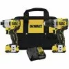 Dewalt DCK221F2 XTREME 12V MAX Cordless Lithium-Ion Brushless 3/8 In. Drill Driver And 1/4 In. Impact Driver Kit (2 Ah)