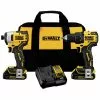 Dewalt DCK278C2 2-Tool Combo Kit - 20V MAX ATOMIC Brushless Cordless Drill Driver & Impact Driver Kit With 2 Batteries (1.3 Ah)