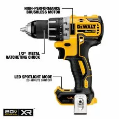 Dewalt DCK283D2 2-Tool Combo Kit - 20V MAX XR Brushless Cordless Compact Drill Driver & Impact Driver Kit With 2 Batteries (2 Ah) 21 Dewalt DCK283D2 2-Tool Combo Kit - 20V MAX XR Brushless Cordless Compact Drill Driver & Impact Driver Kit With 2 Batteries (2 Ah) -Dewalt Shop dewndck283d2 g