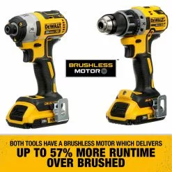 Dewalt DCK283D2 2-Tool Combo Kit - 20V MAX XR Brushless Cordless Compact Drill Driver & Impact Driver Kit With 2 Batteries (2 Ah) 28 Dewalt DCK283D2 2-Tool Combo Kit - 20V MAX XR Brushless Cordless Compact Drill Driver & Impact Driver Kit With 2 Batteries (2 Ah) -Dewalt Shop dewndck283d2 k