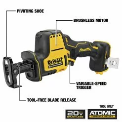 Dewalt DCK489D2 ATOMIC 20V MAX Brushless Lithium-Ion Cordless 4-Tool Combo Kit (2 Ah) -Dewalt Shop dewndck489d2 h