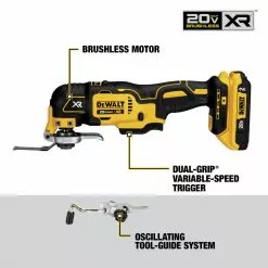 Dewalt DCK940D2 9-Tool Combo Kit - 20V MAX Cordless With 2 Batteries (2 Ah) -Dewalt Shop dewndck940d2 k