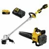 Dewalt DCKO222M1 20V MAX XR Brushless Lithium-Ion 14 In. Cordless Folding String Trimmer/Handheld Blower Combo Kit (4 Ah)