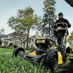 Dewalt DCMWP233U2 2X 20V MAX Brushless Lithium-Ion 21-1/2 In. Cordless Push Mower Kit With 2 Batteries (10 Ah) -Dewalt Shop dewndcmwp233u2 e