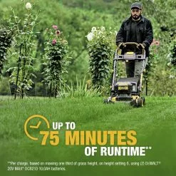 Dewalt DCMWP233U2 2X 20V MAX Brushless Lithium-Ion 21-1/2 In. Cordless Push Mower Kit With 2 Batteries (10 Ah) -Dewalt Shop dewndcmwp233u2 t
