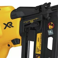 Dewalt DCN660D1 20V MAX 2.0 Ah Cordless Lithium-Ion 16 Gauge 2-1/2 In. 20 Degree Angled Finish Nailer Kit -Dewalt Shop dewndcn660d1 e