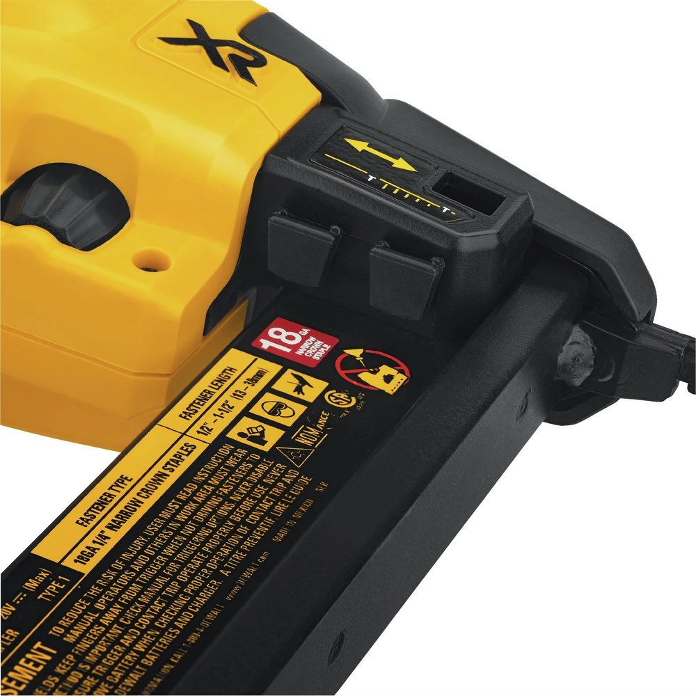Dewalt DCN681D1 20V MAX Cordless Lithium-Ion 18 Gauge Narrow Crown Stapler Kit 10 Dewalt DCN681D1 20V MAX Cordless Lithium-Ion 18 Gauge Narrow Crown Stapler Kit - Image 10