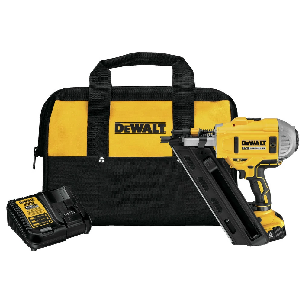 Dewalt DCN692M1 20V MAX XR Brushless Lithium-Ion 30 Degree Cordless Paper Collated Framing Nailer Kit (4 Ah) 1 Dewalt DCN692M1 20V MAX XR Brushless Lithium-Ion 30 Degree Cordless Paper Collated Framing Nailer Kit (4 Ah)